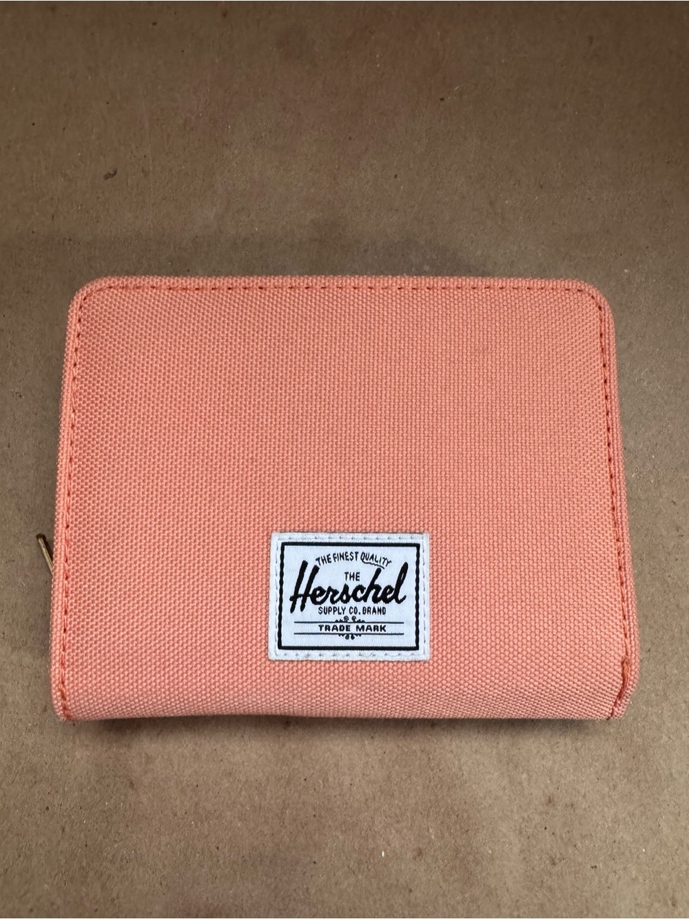 Herschel Coral Quarry RFID Folded Wallet with Zippered Change Compartment